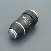 195 черный ахроматический объектив 4X 10X 20X 40X 60X 100X высококачественный микроскоп объектив среднеквадратичный объектив 20, 2 мм