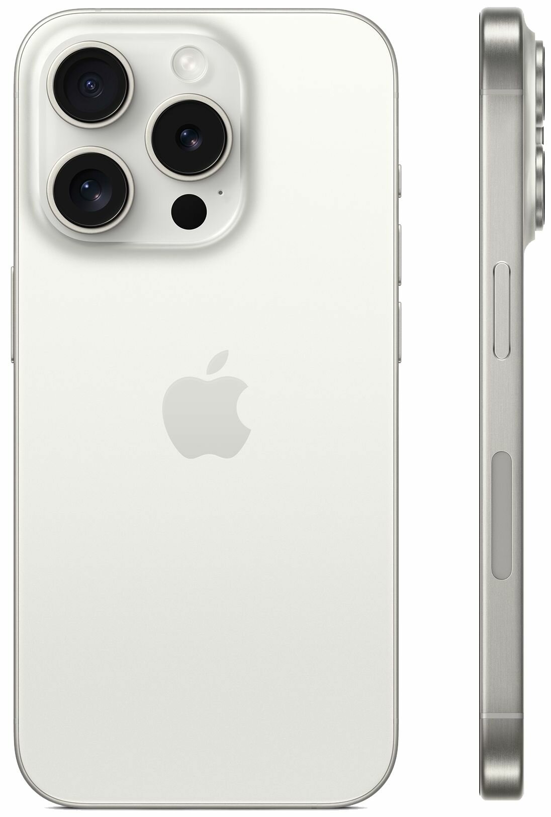 Cмартфон Apple iPhone 15 Pro A3101 1Tb white titan 3G 4G 1Sim 6.1" OLED 1179x2556 iOS 17 48Mpix 80 (без RuStore) — фото 1