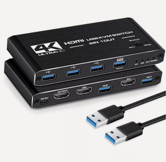 Изображение товара Переключатель KVM switch HDMI+USB 2-1. Для 2х ПК на 1 монитор. HDMI v.2.0b, 2k-4k