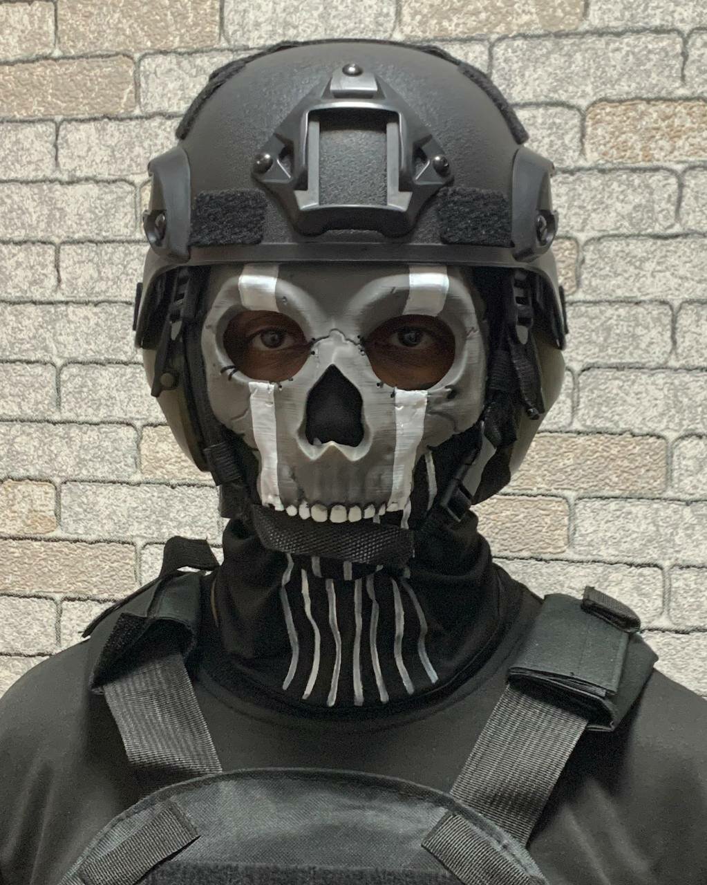 Маска Череп Гоуст Ghost из Call of Duty с балаклавой