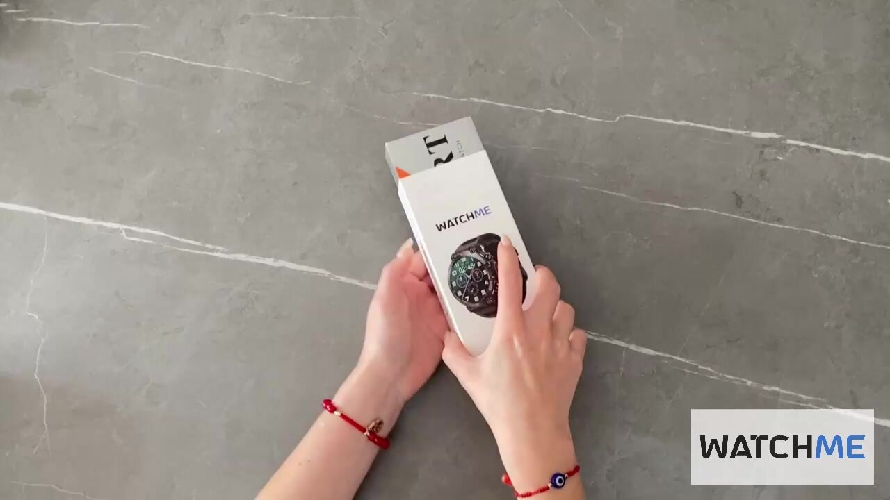 Умные часы WatchMe K56, для детей, Bluetooth 4,4, беспроводная зарядка, влагозащищенные, черные — фото 1