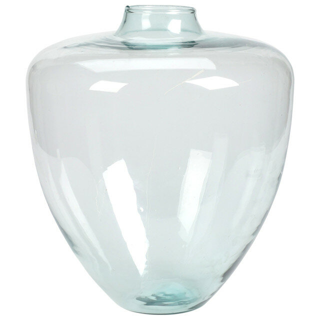 KOOPMAN ваза 22 см стеклянная прозрачное стекло современный дизайн элегантная простота