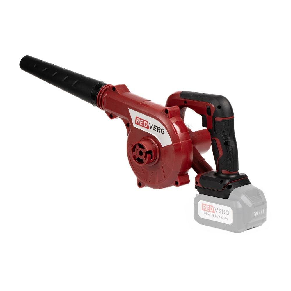 Аккумуляторная воздуходувка-пылесос REDVERG RD-BV18M/U (без акк, без з/у) - фото №5