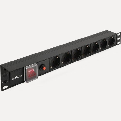 Изображение товара Блок розеток Exegate ServerPro PDU-19H702 Al-7S-C14-SW-O (EX280837RUS)