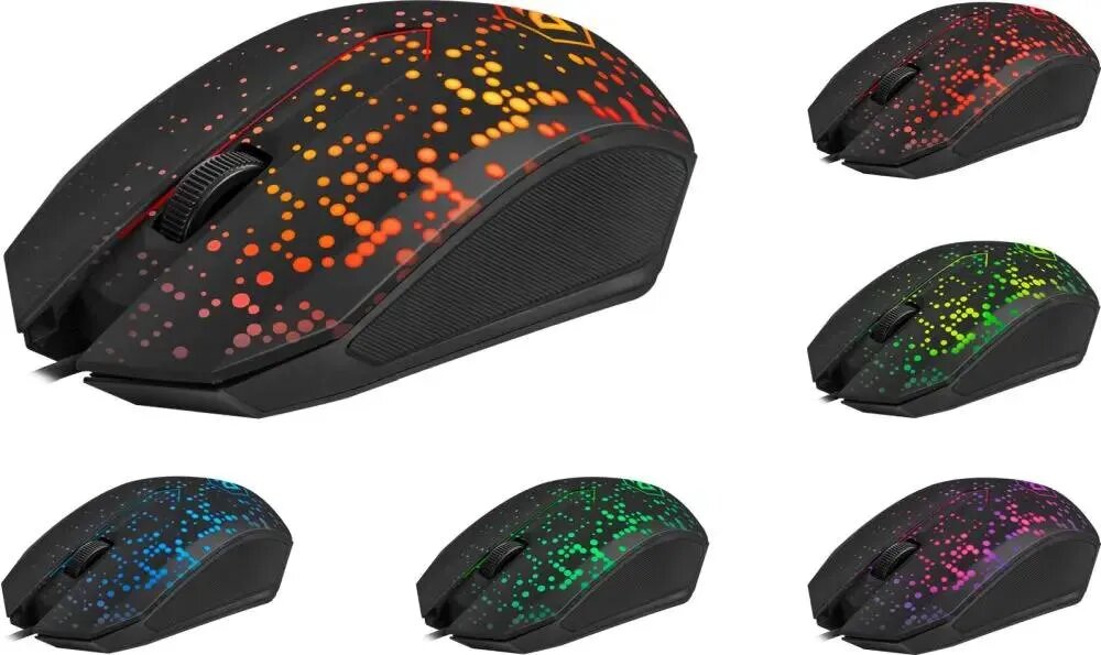 Игровая мышь Defender Black - фото №7