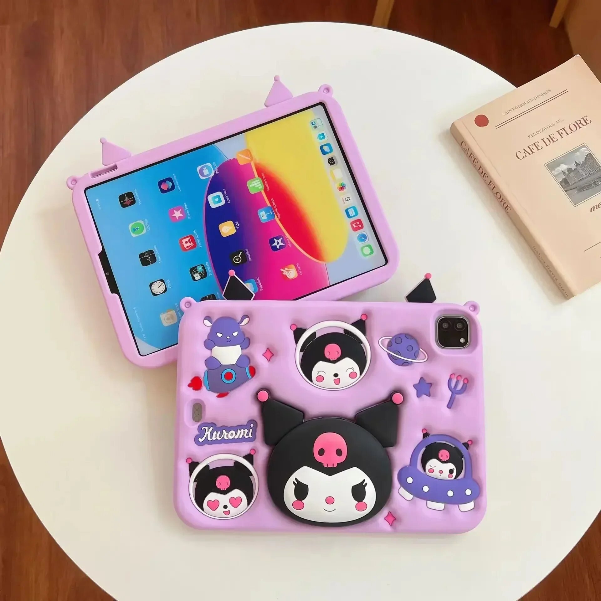 Kuromi Kids Противоударный чехол-подставка для Samsung Galaxy Tab A9 — фото 1