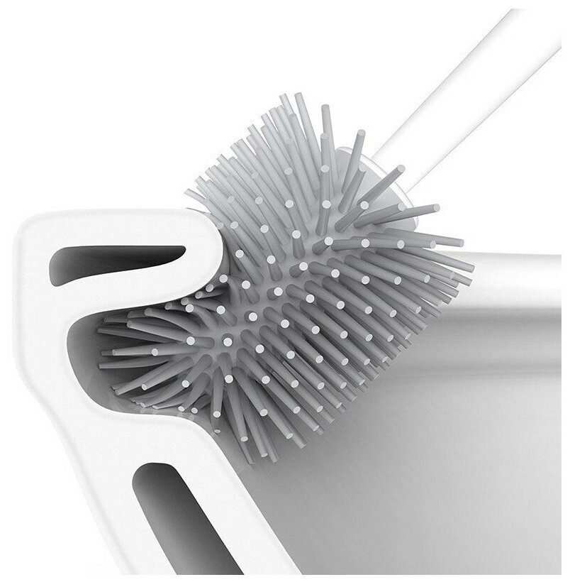 Ершик для унитаза Xiaomi Appropriate Cleansing YB-05, цвет: белый