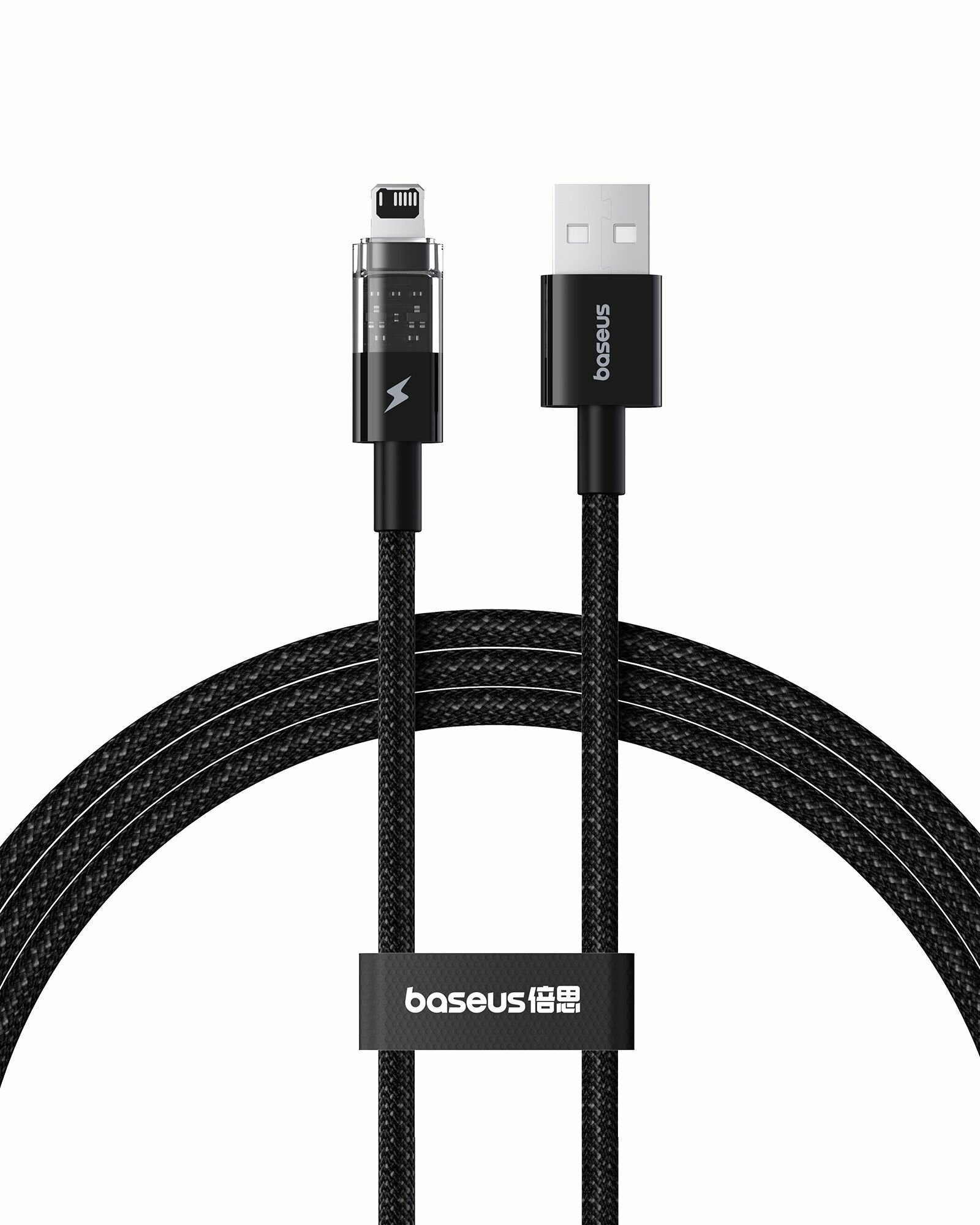Кабель Baseus Gem Lightning 8pin 2.4A (P10373003111-00) черный