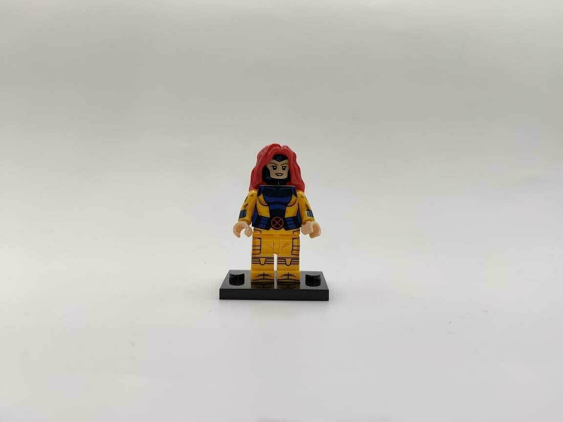 Минифигурка "Джин Грей", фигурка персонажа из вселенной "Люди Икс", совместима с конструкторами Lego
