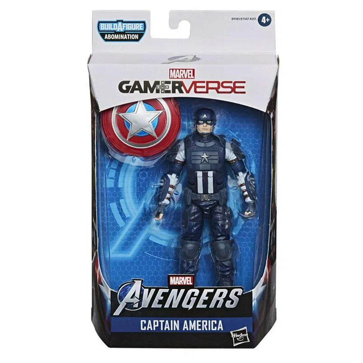 Hasbro Marvel Gamer verse Avengers Captain America / Детские куклы-герои Марвел, Капитан Америка