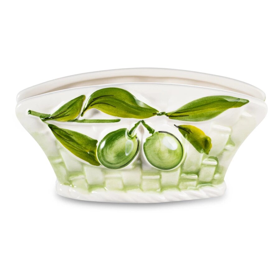 Салфетница Edelweiss Оливки 16х5 см керамика