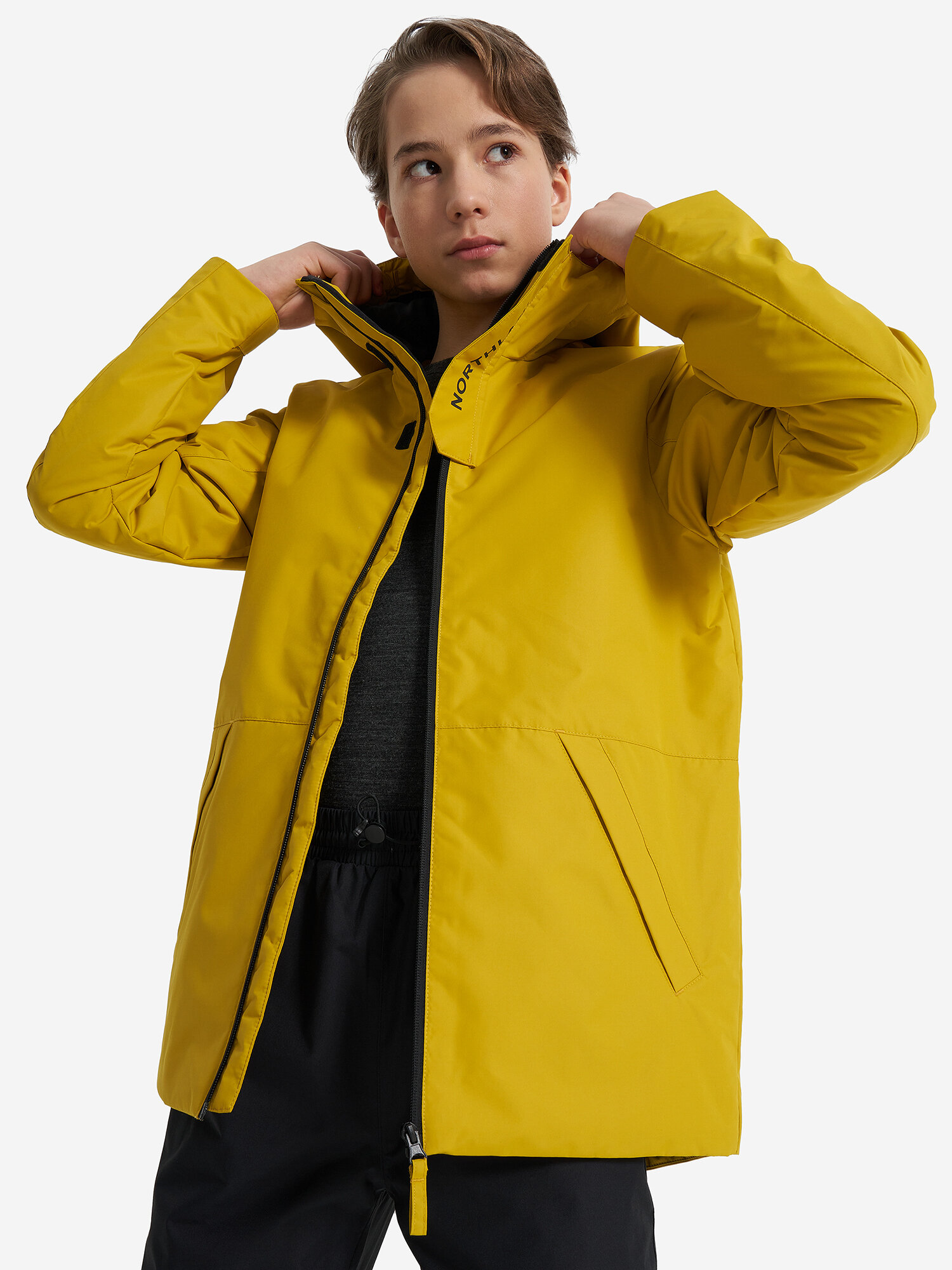 Куртка Northland Professional Travel Boys Padded Jacket, размер 164/170, желтый