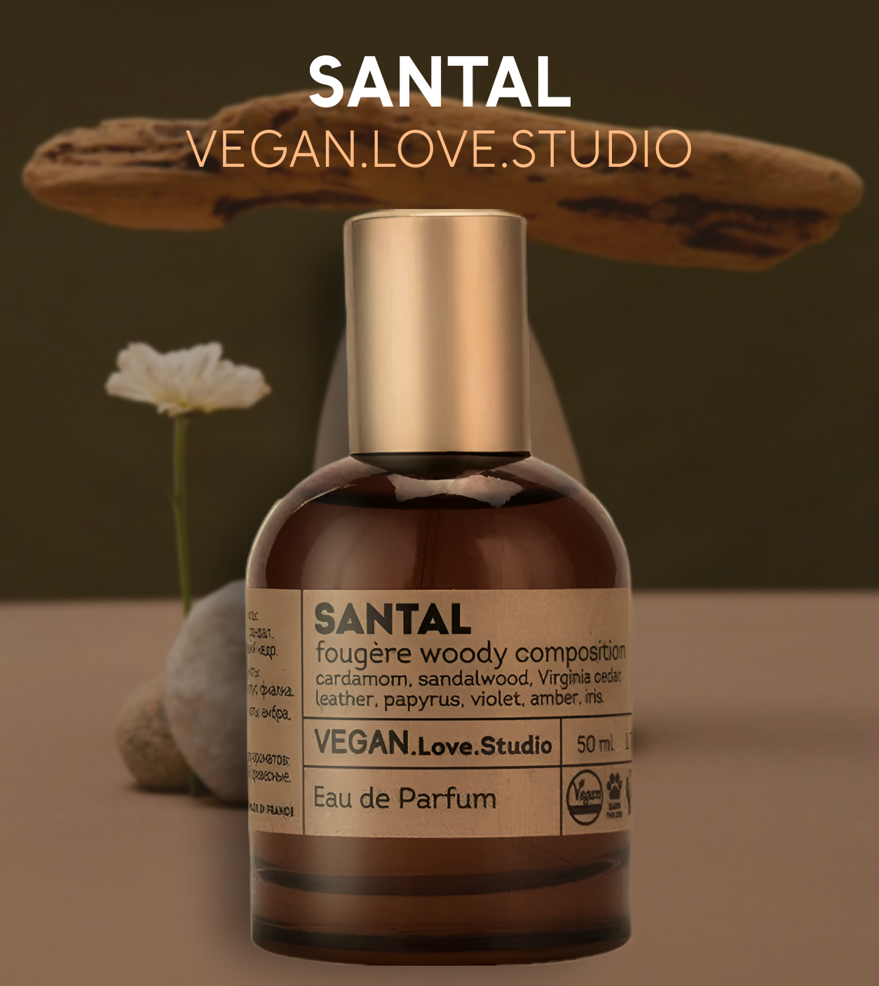 Delta Parfum Vegan Love Studio "Santal" Парфюмерная вода 50 мл — фото 1