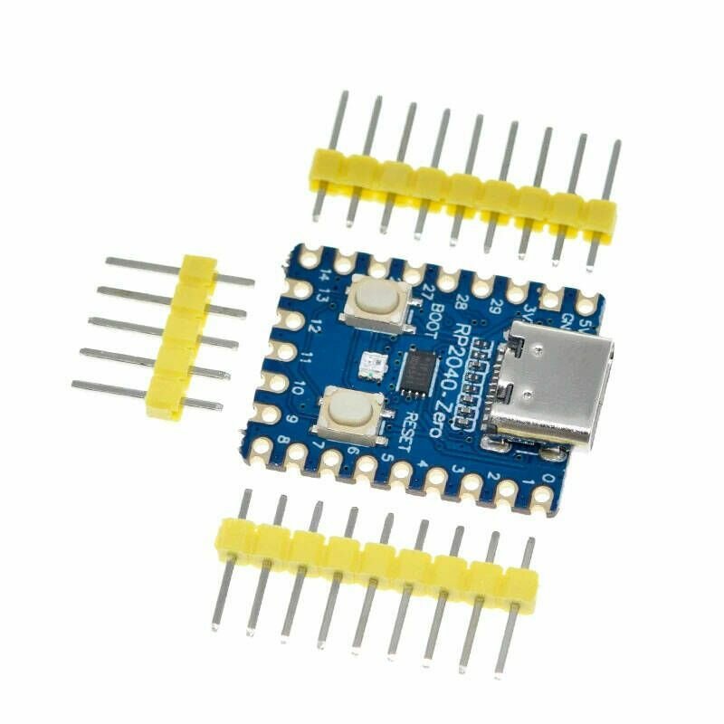 Микроконтроллер на чипе Raspberry Pi RP2040 Zero с Type-C (У)
