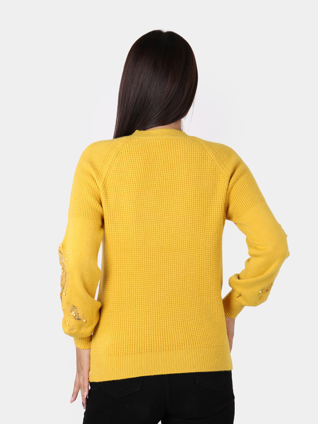 Джемпер , размер One Size, светло-оранжевый — фото 1