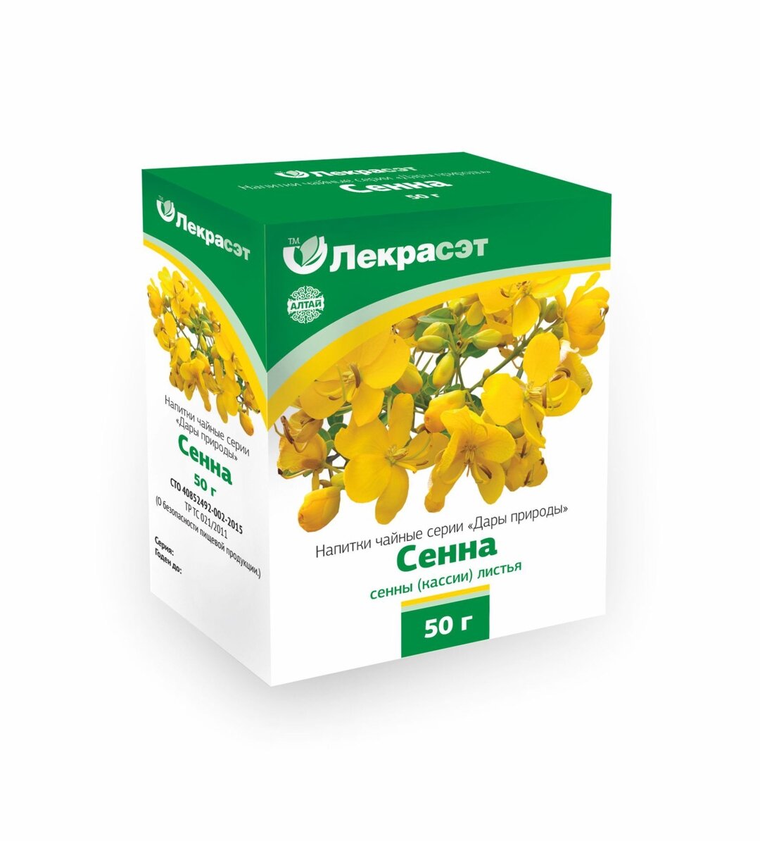 Картинки Сенна (кассия) листья, 50 грамм (Лекра-СЭТ) (производство Алтай)