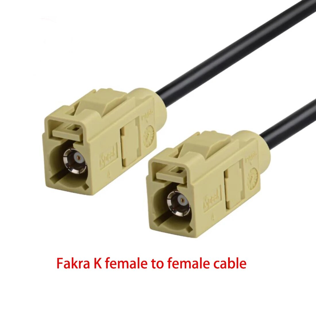 Fakra K female to female кабель RG174, 50CM