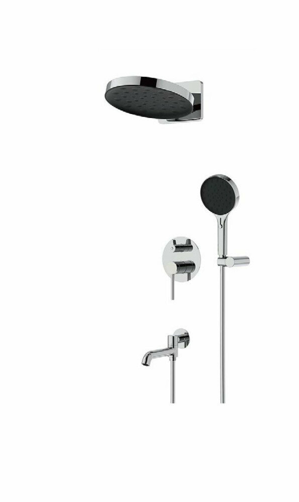 Душевая система со смесителем скрытого монтажа GAPPO G7106 хром