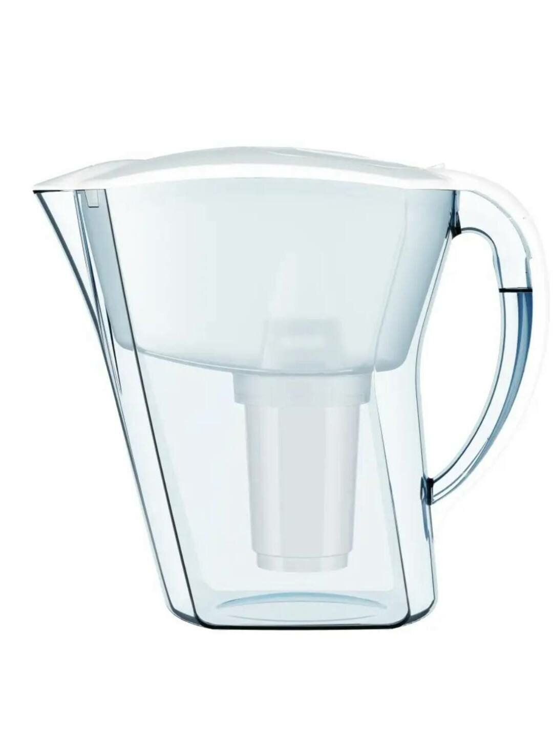 Аквафор Аквамарин - вместительный фильтр кувшин на 3.8 литра - белый — фото 1