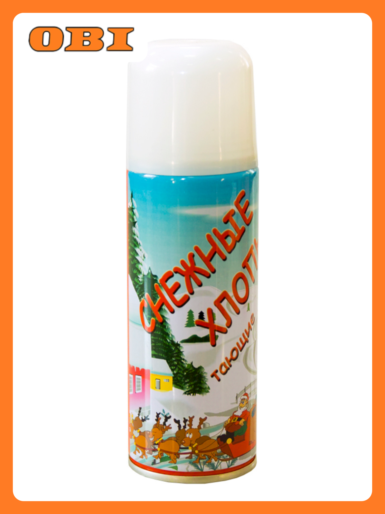 Искусственный снег Снежные хлопья 250 мл