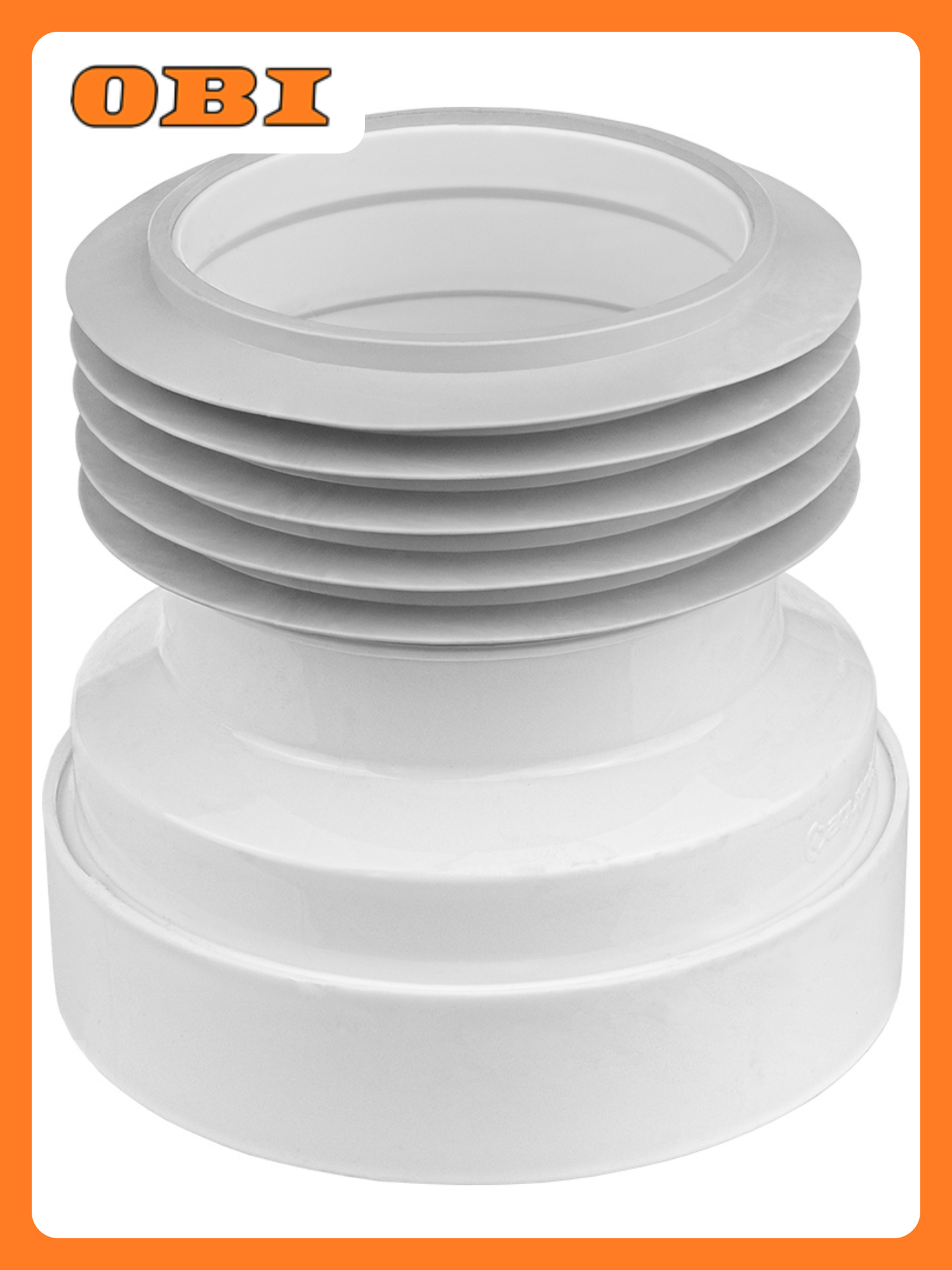 Манжета для унитаза MasterProf жёсткая прямая (диаметр подключения 110мм)