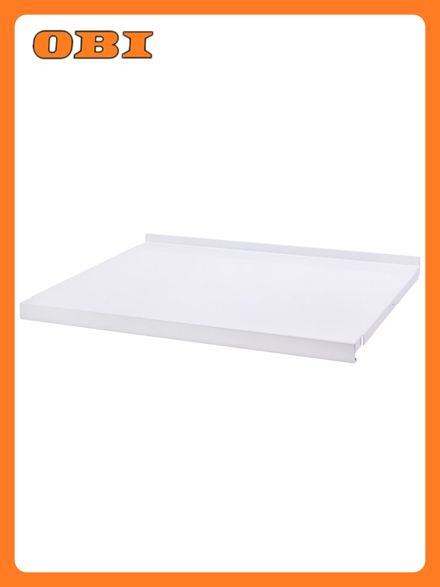 Полка для одежды Larvij металл белая 59 см х 3 см х 42 см