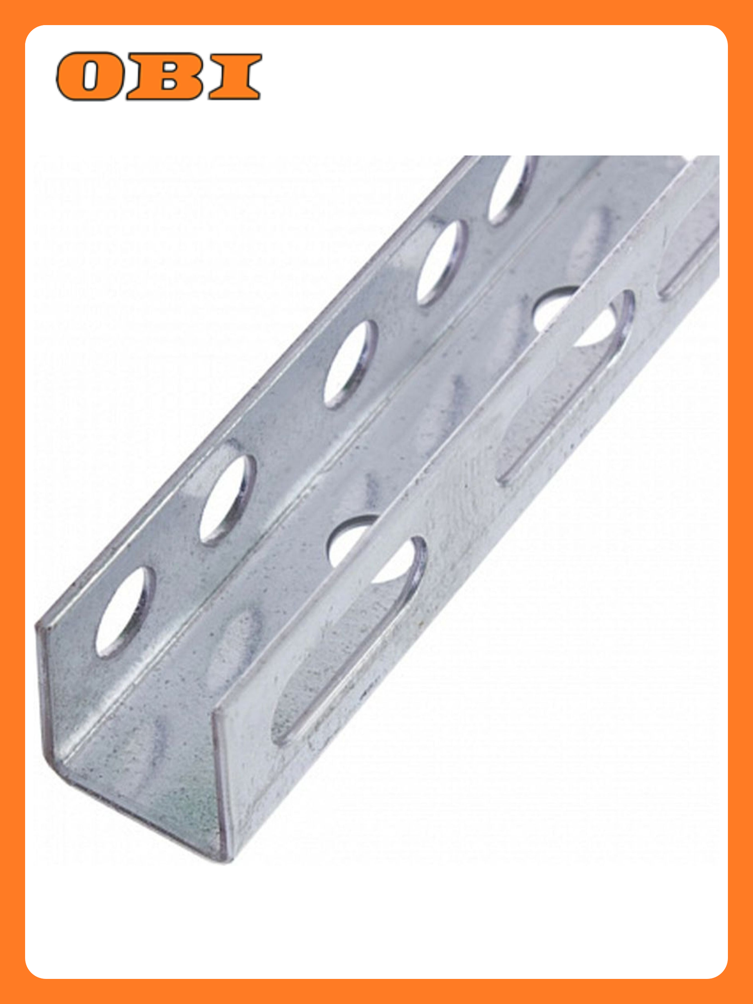 Профиль направляющий оцинкованный 2000х30х30мм серебристый