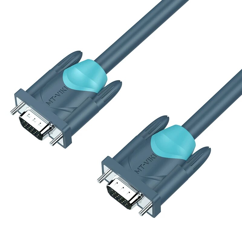 Кабель VGA MT-VIKI 1.5м кремовый белый, VGA-кабель для ноутбука, ПК, монитора, проектора, видео-кабель данных