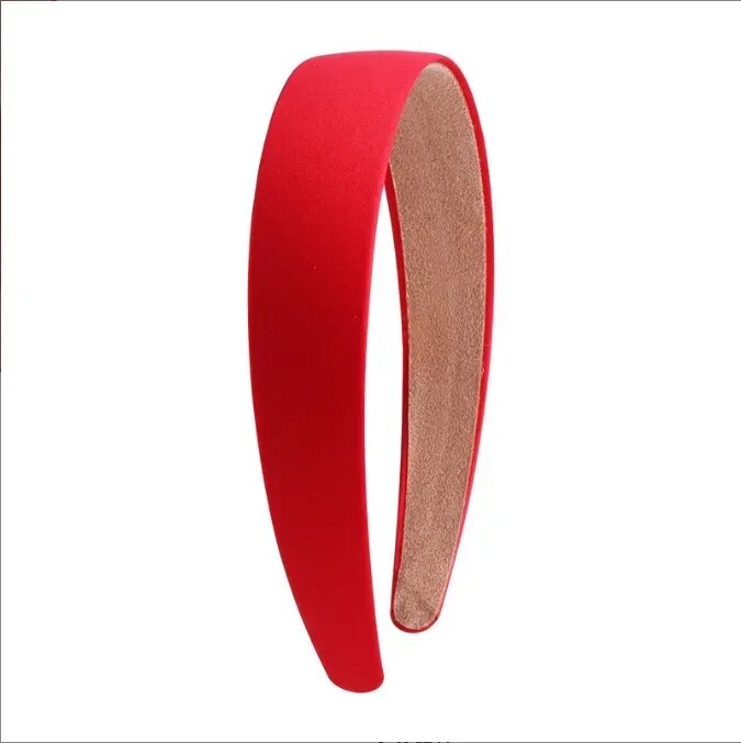 Атласная повязка на голову Красный, red