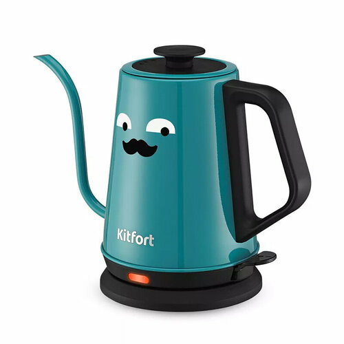 Чайник Kitfort KT-6194-2 1L Black-Turquoise 292800₽