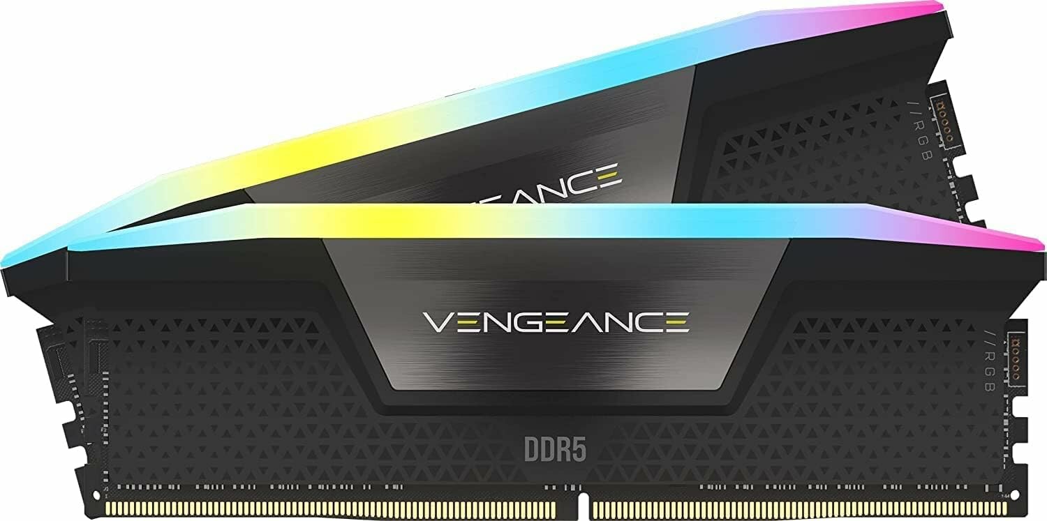 Оперативная память Corsair Vengeance RGB DDR5 - 64 ГБ 6400 MHz (CMH64GX5M2B6400C32)
