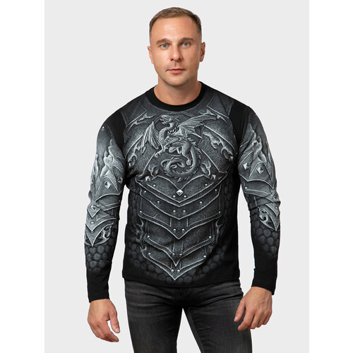 фото Лонгслив, размер 58, черный mixfix