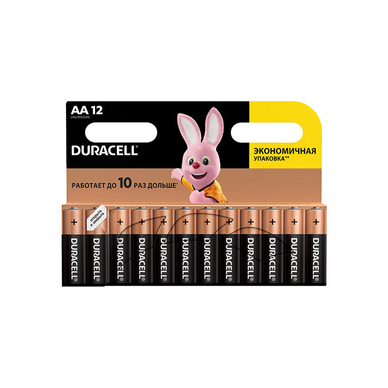 Батарейки щелочные Duracell / Тип ААА 1.5V 12шт. / Алкалиновые / Мизинчиковые