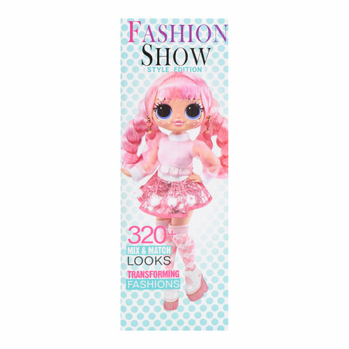 Кукла Лол с модной одеждой, очками и шкатулкой/розовый/