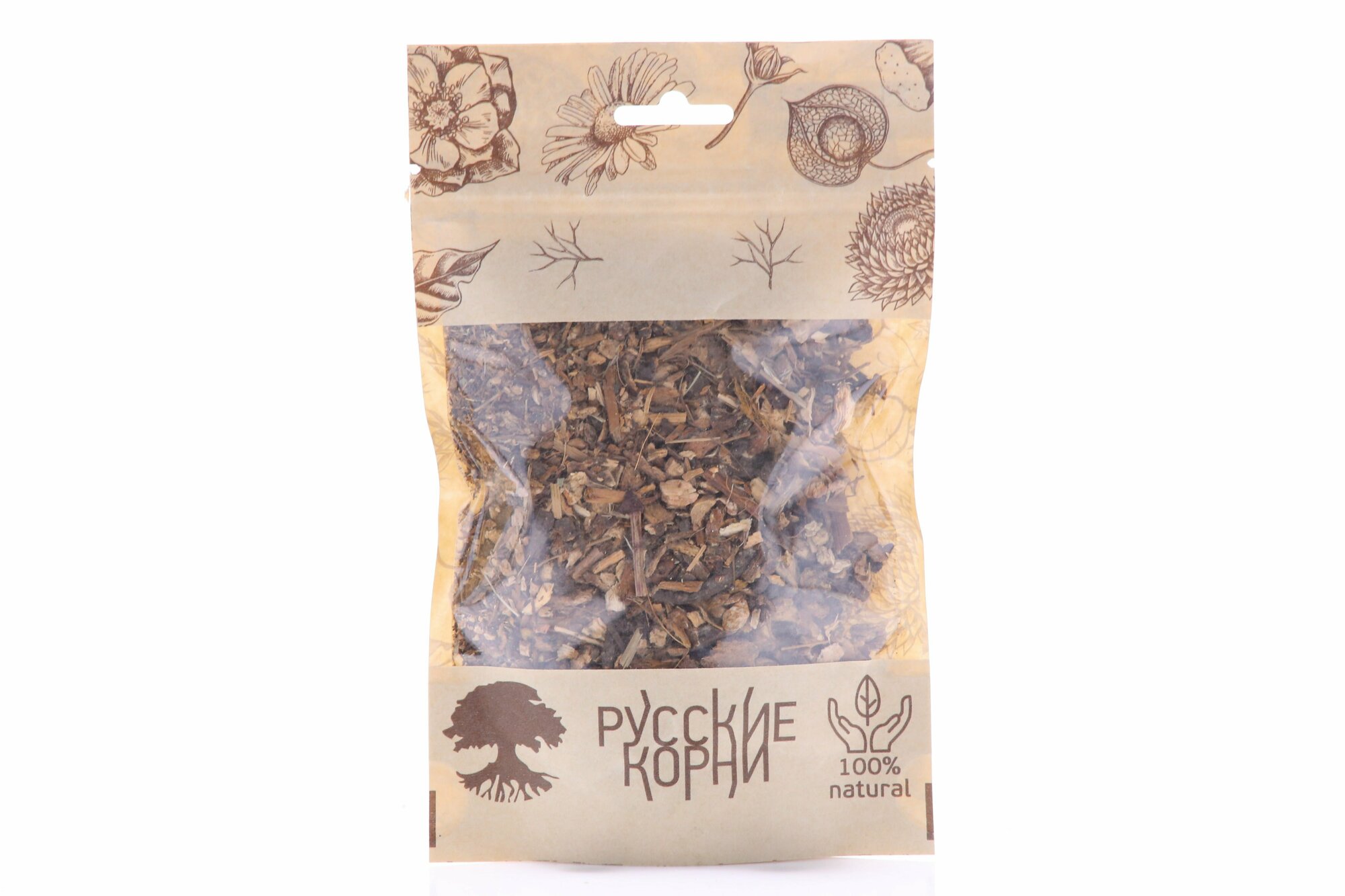 Изображение Кровохлебка корень Русские корни, 50 гр кровоостанавливающее