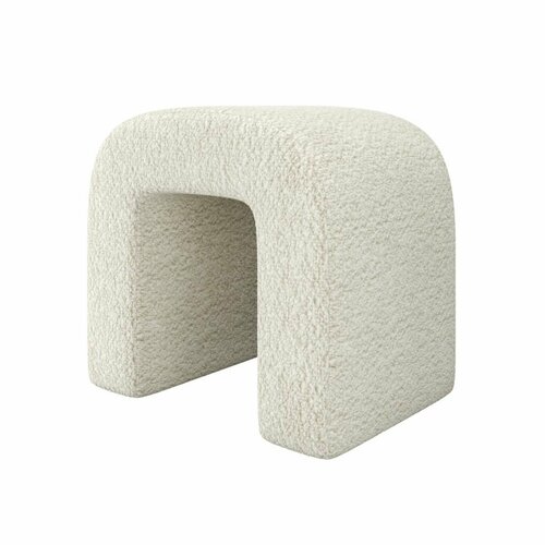 фото Пуф octavia mini, прямоугольный, 480х370х450, молочный buckle cream alpina