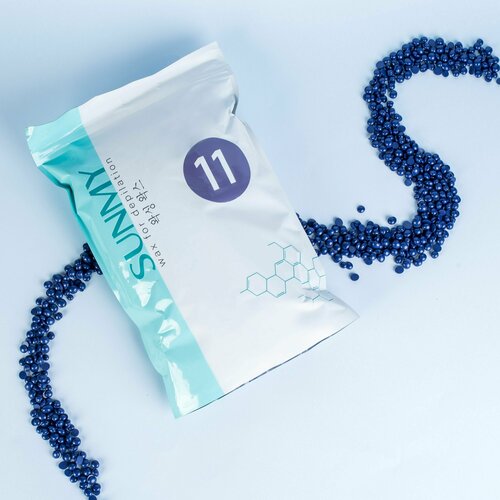 Воск для депиляции полимерный Sunmy №11 Азулен 100 г