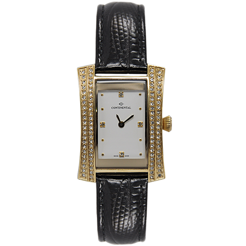 фото Наручные часы continental часы швейцарские наручные женские кварцевые на ремне continental 8044-gp257, черный, золотой