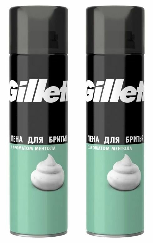 фото Пена для бритья Classic с ароматом ментола Gillette