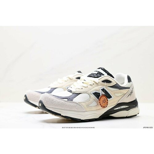фото Кроссовки new balance, полнота d, размер us7/40euro, бежевый