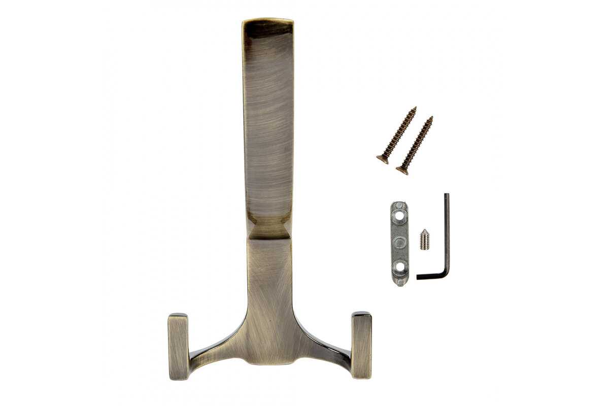 Крючок-вешалка Kerron KR0340, 30x145 мм, цвет бронза - фото №3