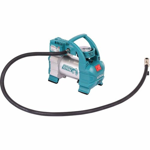 Компрессор автомобильный воздушный с фонарем TOTAL 12В