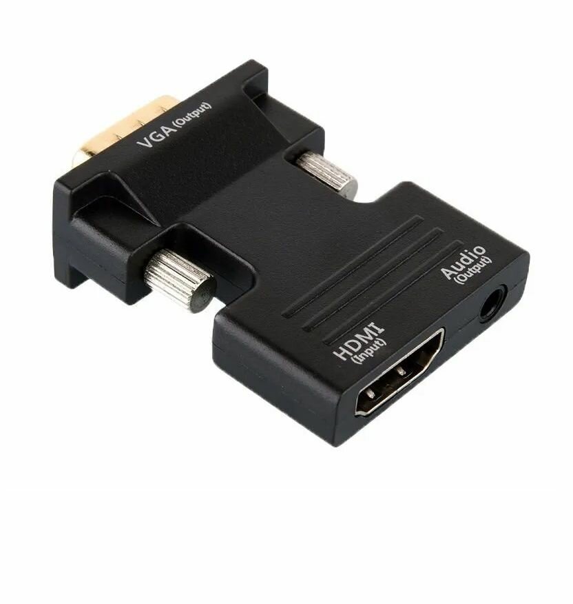 Переходник HDMI - VGA с аудио выходом 3,5 mm