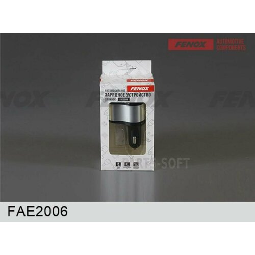 FENOX FAE2006 Прикуриватель-разветвитель 1 гнездо 2xUSB 870₽