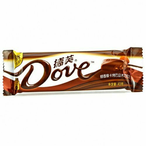 Шоколад Dove Мокка и Жареный миндаль, 43гр