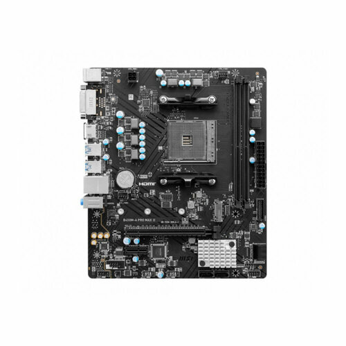 Материнская плата MSI B450M-A PRO MAX II AM4B4502xDDR4mATXDVI HDMI B450M-A PRO MAX II 858100₽