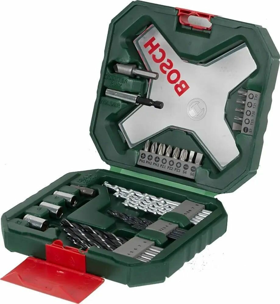 Набор бит и сверл Bosch X-line 34 , 34 предмета 2607010608