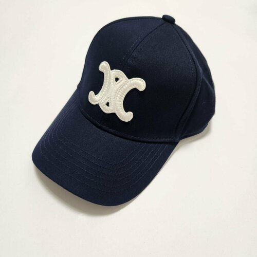 фото Кепка , размер 46/61, белый, синий интересно и красиво