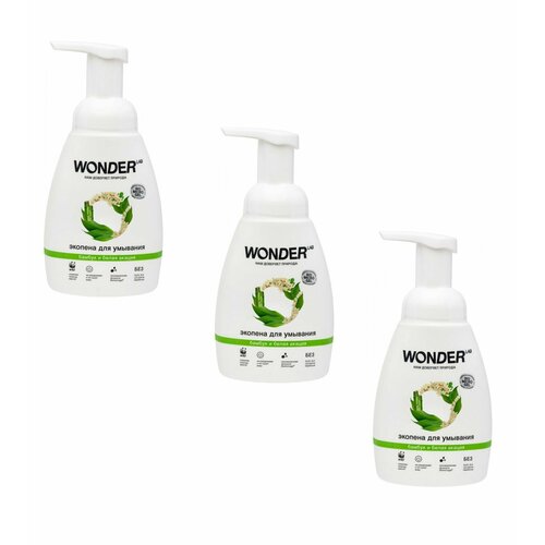 WONDER LAB Экопена для умывания бамбук и белая акация 045 л 3 уп 1733₽