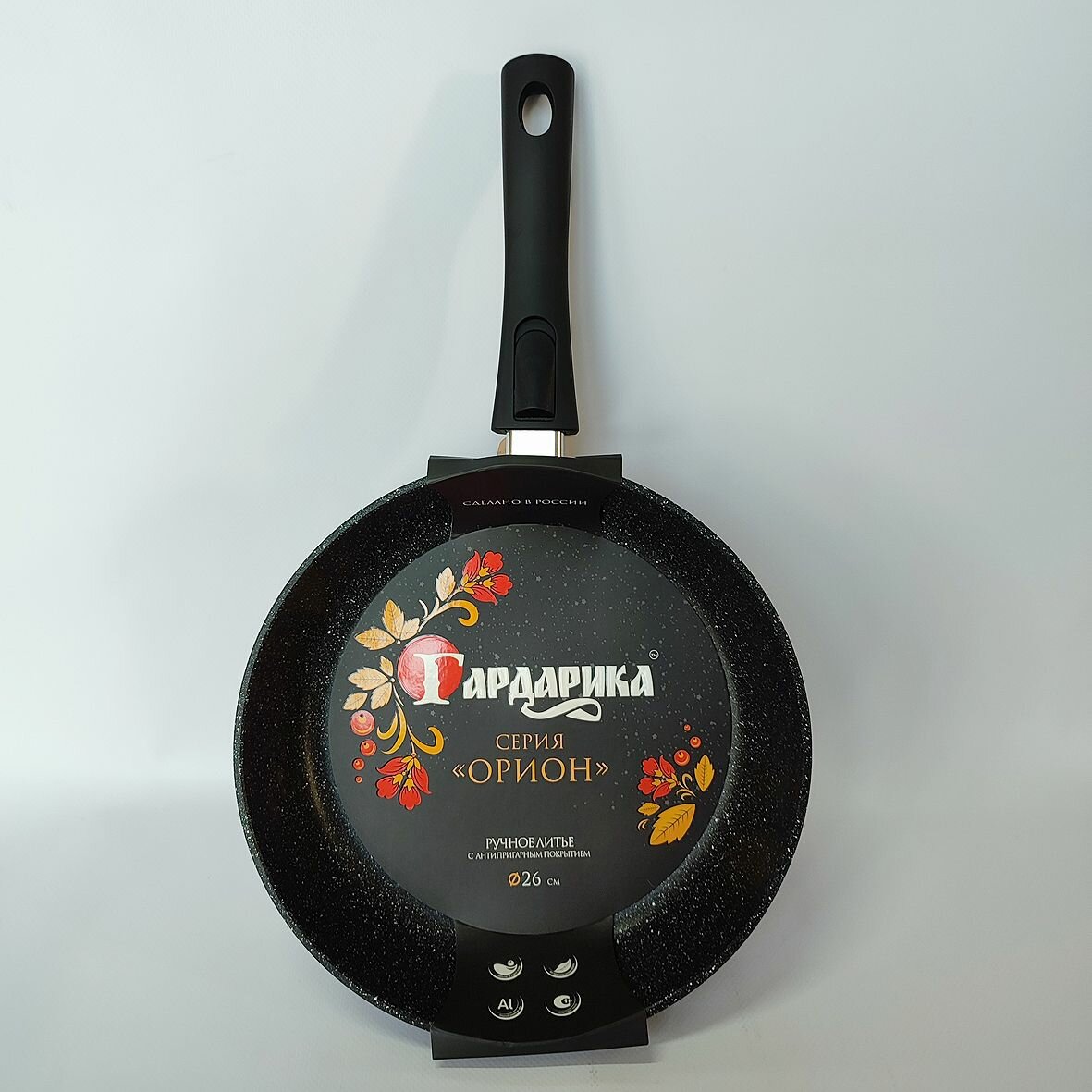 Сковорода "Гардарика" 26 см с АП и съемной ручкой Орион